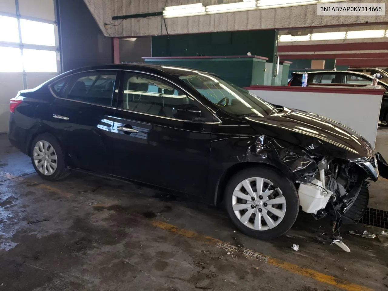 3N1AB7AP0KY314665 2019 Nissan Sentra S