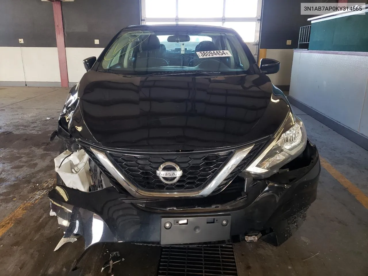 2019 Nissan Sentra S VIN: 3N1AB7AP0KY314665 Lot: 38094454