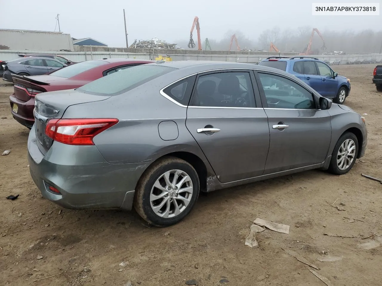 2019 Nissan Sentra S VIN: 3N1AB7AP8KY373818 Lot: 44407284