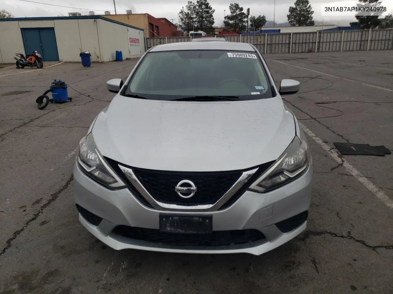 3N1AB7AP1KY240978 2019 Nissan Sentra S