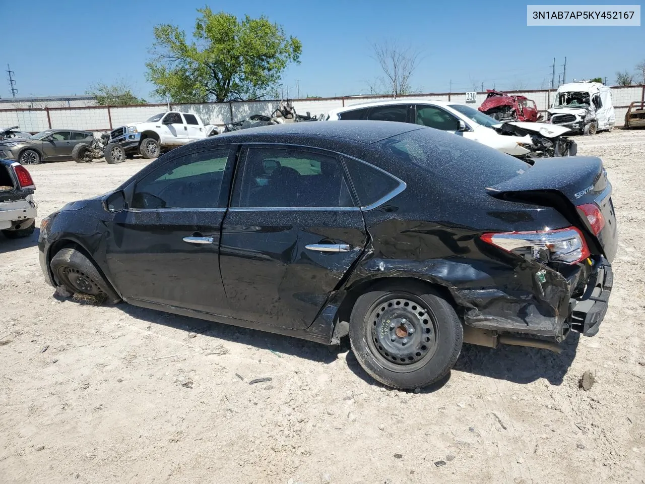 3N1AB7AP5KY452167 2019 Nissan Sentra S