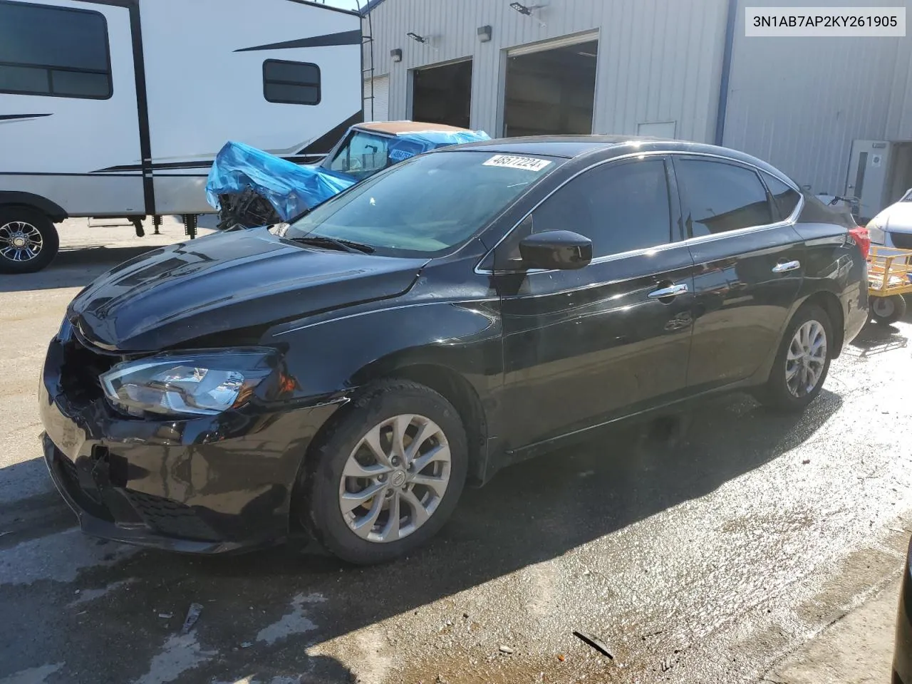 2019 Nissan Sentra S VIN: 3N1AB7AP2KY261905 Lot: 48577224