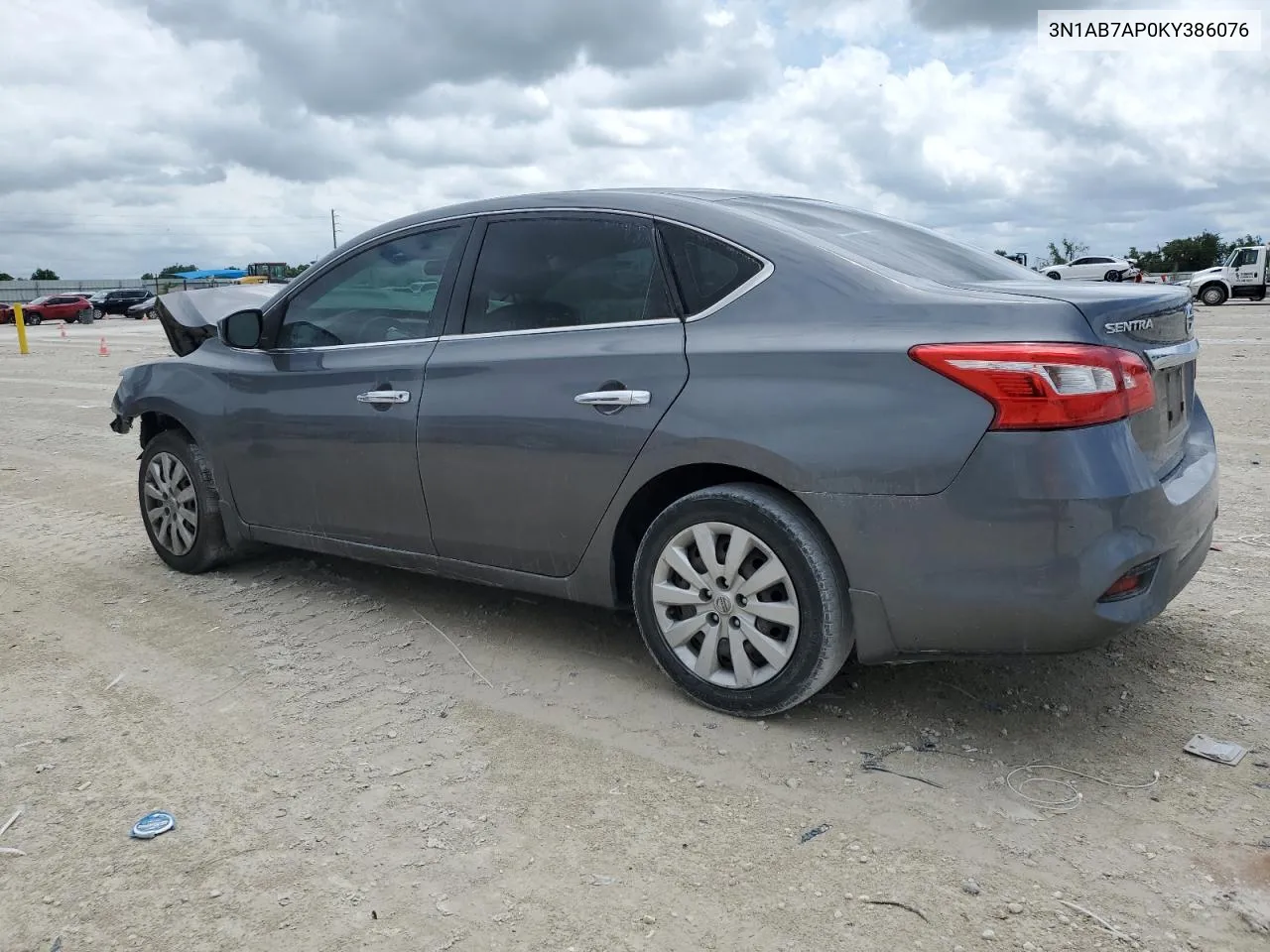 2019 Nissan Sentra S VIN: 3N1AB7AP0KY386076 Lot: 48729314