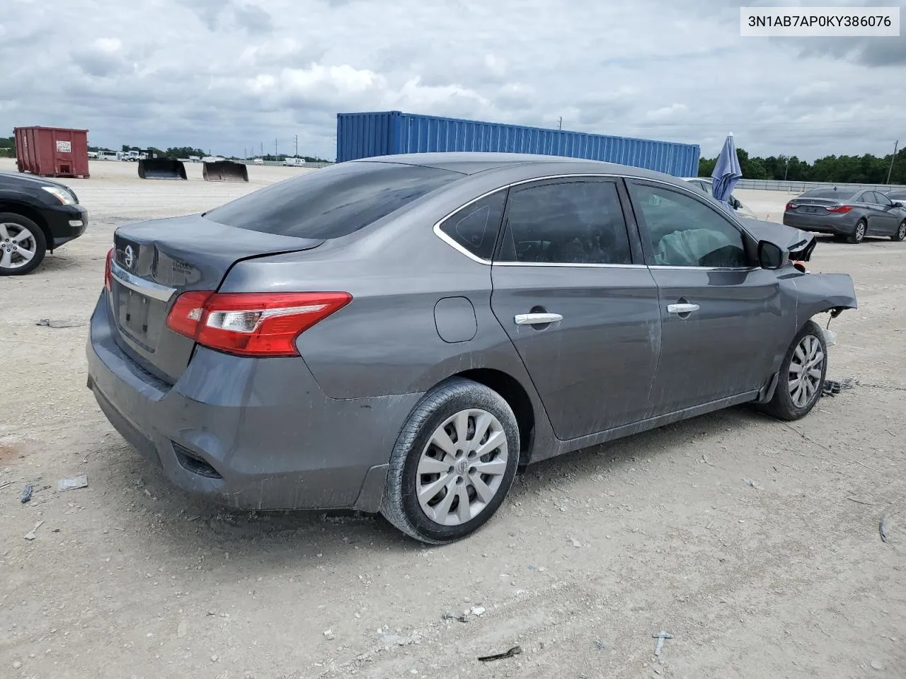 2019 Nissan Sentra S VIN: 3N1AB7AP0KY386076 Lot: 48729314