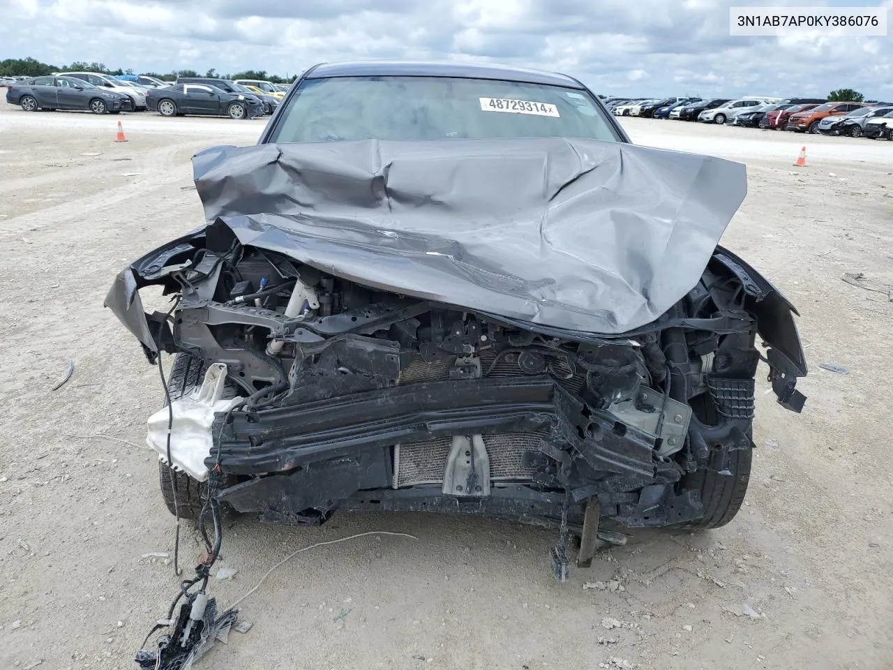 2019 Nissan Sentra S VIN: 3N1AB7AP0KY386076 Lot: 48729314