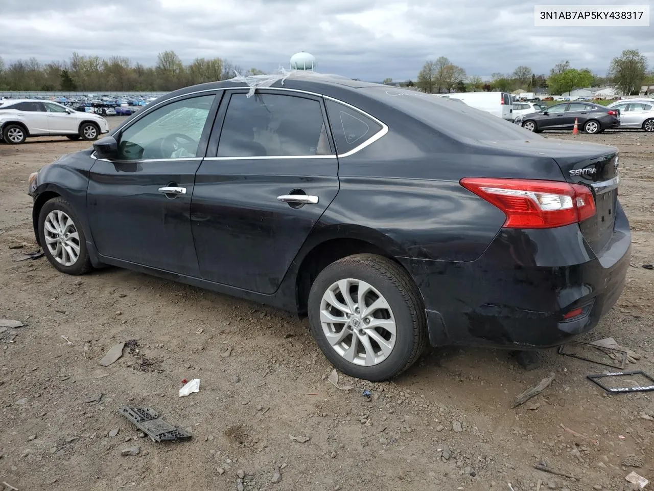 2019 Nissan Sentra S VIN: 3N1AB7AP5KY438317 Lot: 50888004