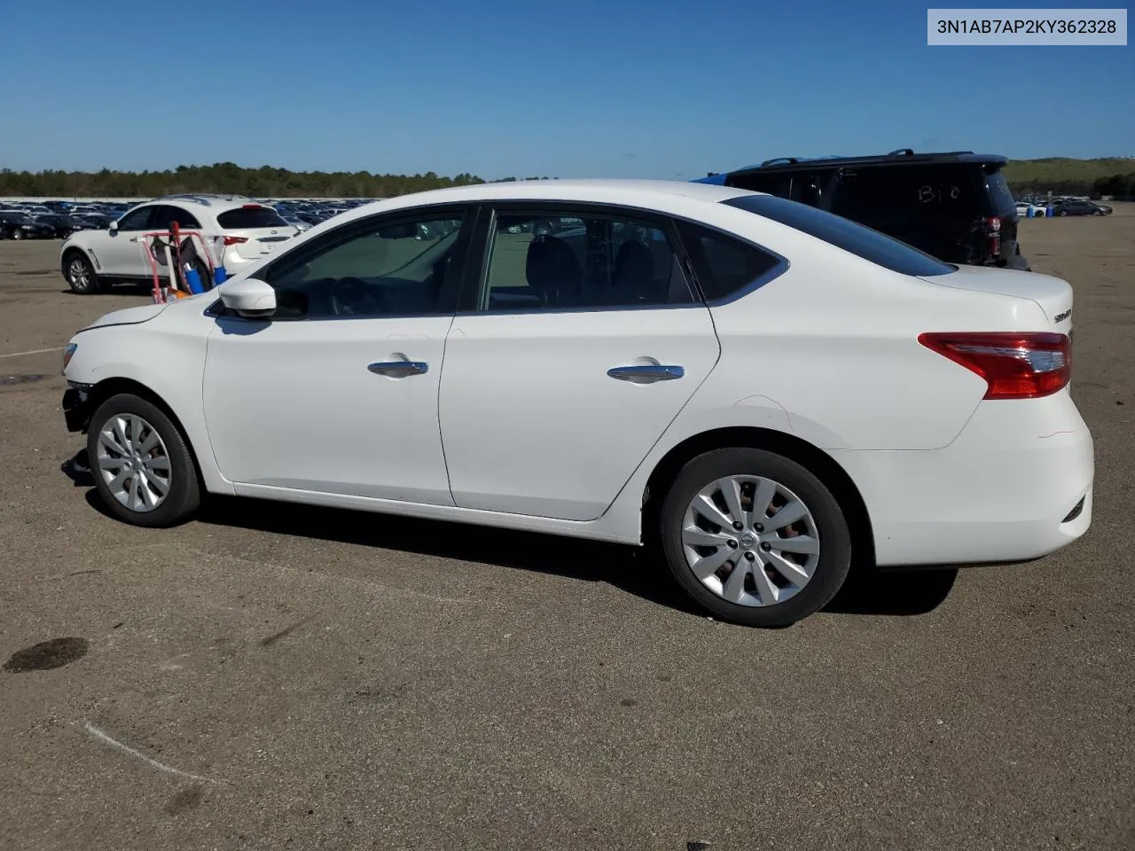 2019 Nissan Sentra S VIN: 3N1AB7AP2KY362328 Lot: 51610474