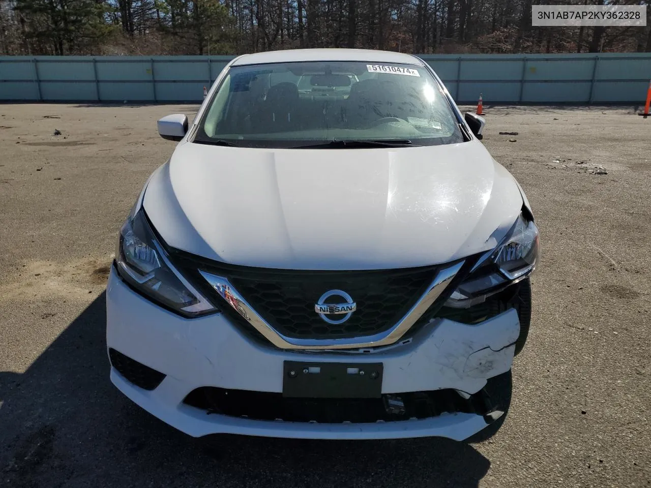 3N1AB7AP2KY362328 2019 Nissan Sentra S