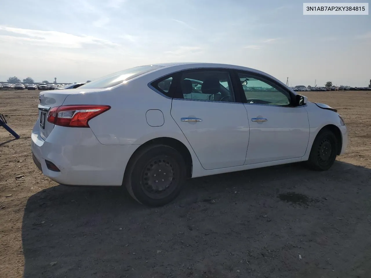 2019 Nissan Sentra S VIN: 3N1AB7AP2KY384815 Lot: 51650984