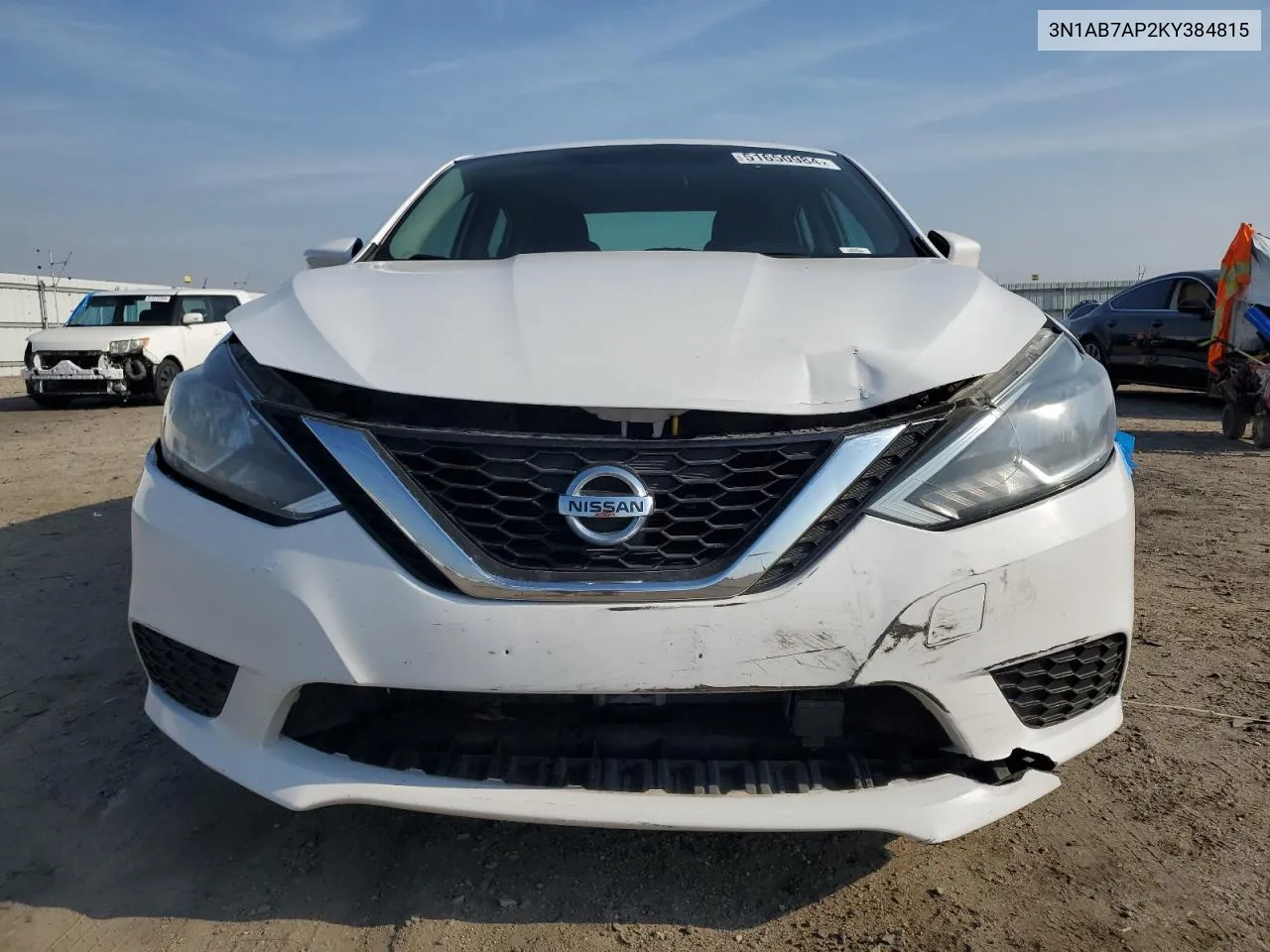 2019 Nissan Sentra S VIN: 3N1AB7AP2KY384815 Lot: 51650984