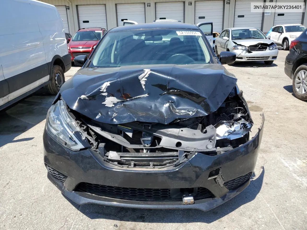 2019 Nissan Sentra S VIN: 3N1AB7AP3KY236401 Lot: 52100994