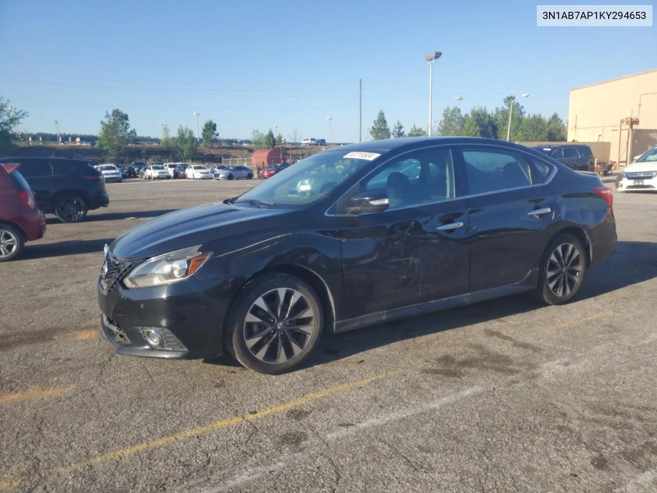 3N1AB7AP1KY294653 2019 Nissan Sentra S