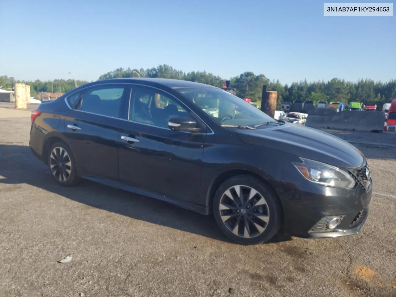 2019 Nissan Sentra S VIN: 3N1AB7AP1KY294653 Lot: 52215504