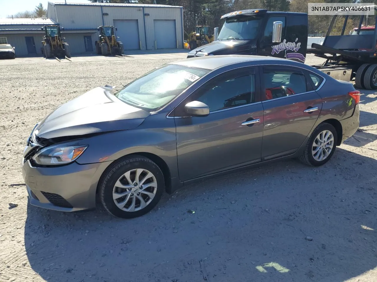 3N1AB7AP5KY406631 2019 Nissan Sentra S