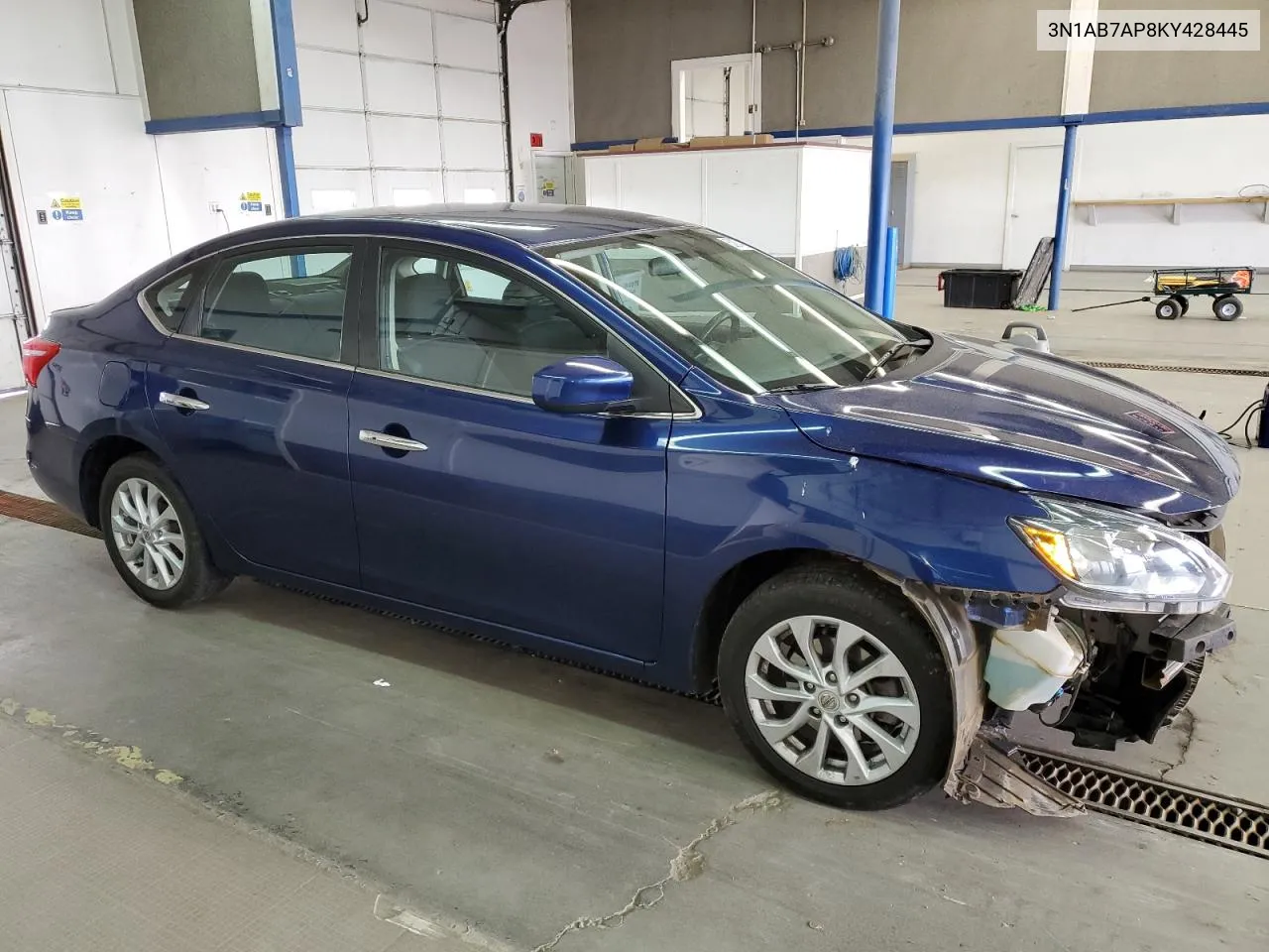 2019 Nissan Sentra S VIN: 3N1AB7AP8KY428445 Lot: 53074174