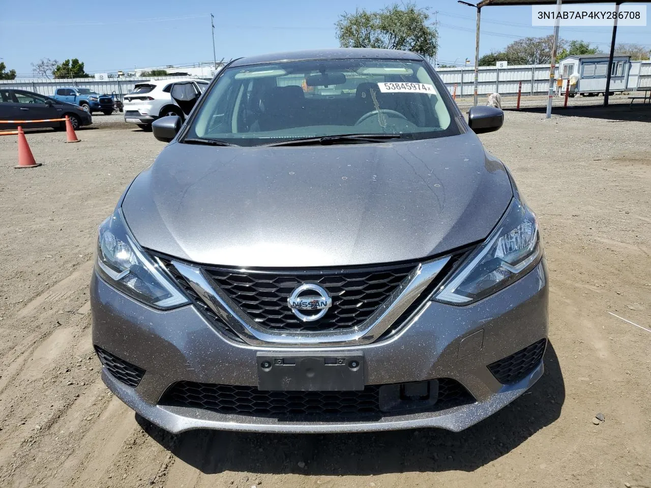 2019 Nissan Sentra S VIN: 3N1AB7AP4KY286708 Lot: 53845974