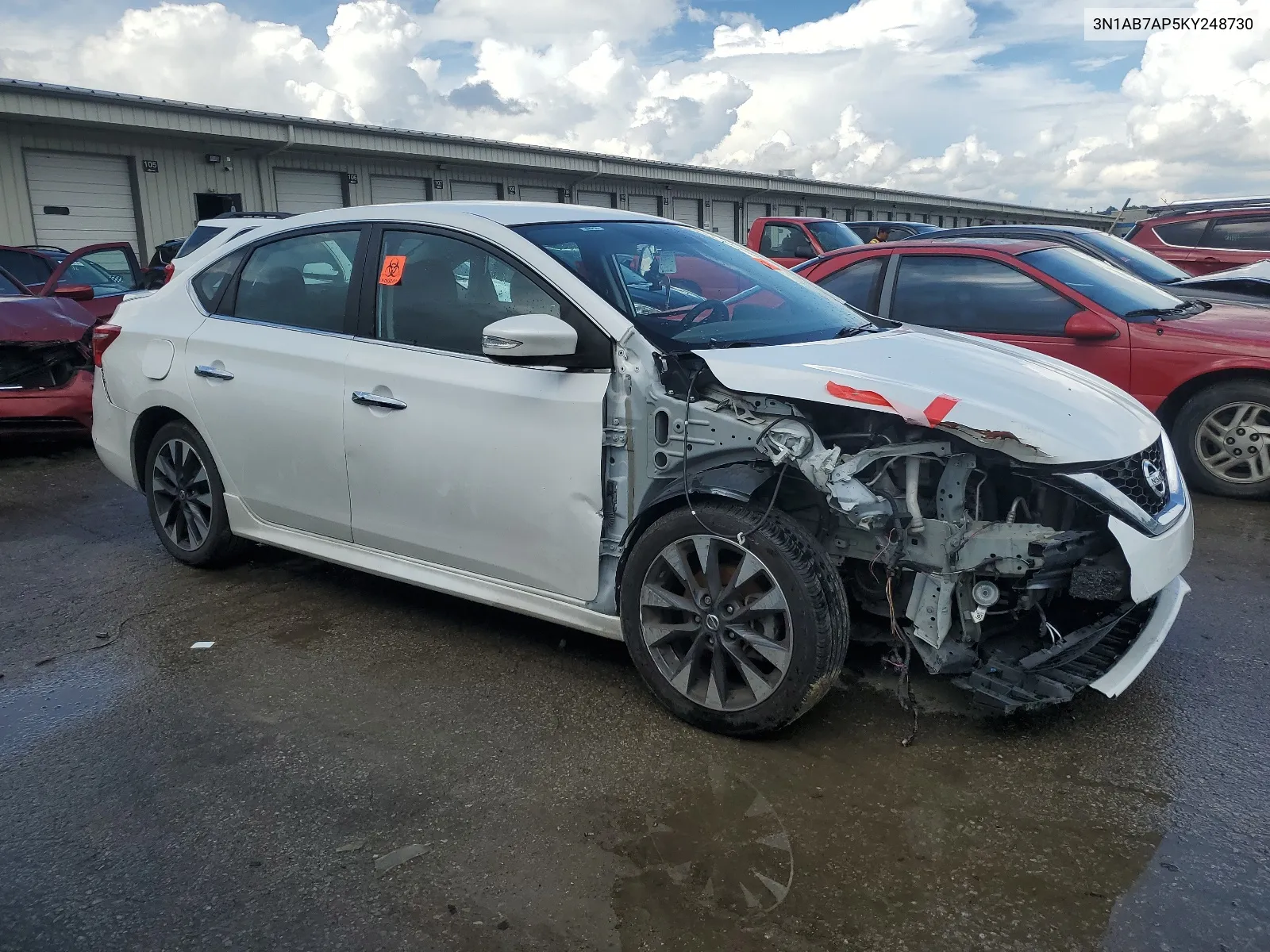 2019 Nissan Sentra S VIN: 3N1AB7AP5KY248730 Lot: 54633644