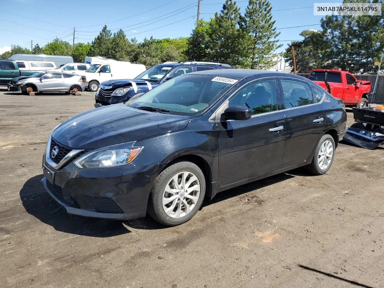 3N1AB7AP5KL614795 2019 Nissan Sentra S