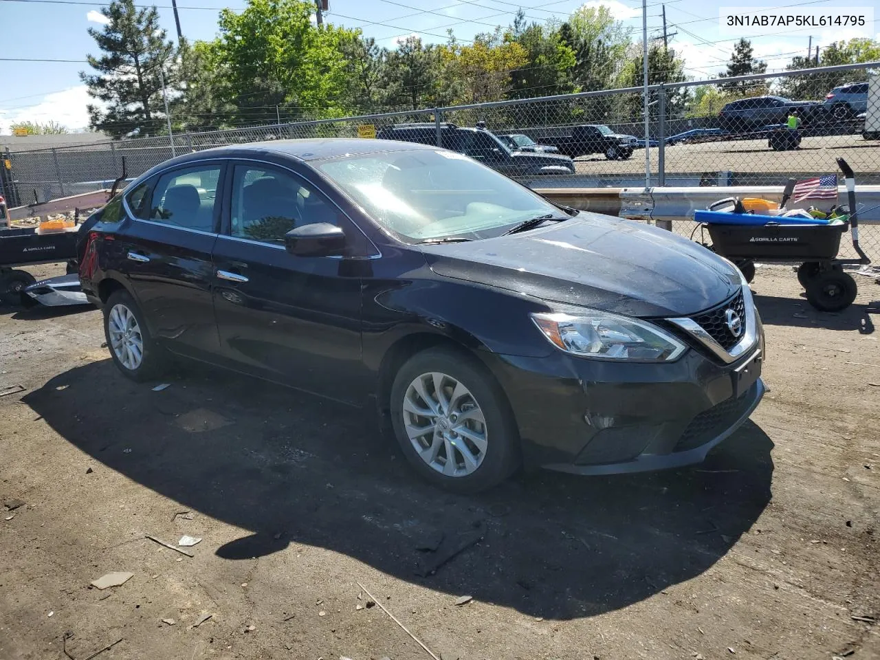 3N1AB7AP5KL614795 2019 Nissan Sentra S