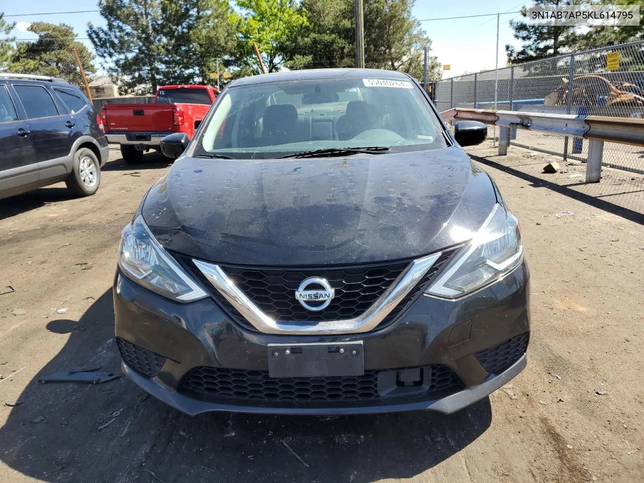 2019 Nissan Sentra S VIN: 3N1AB7AP5KL614795 Lot: 55040264