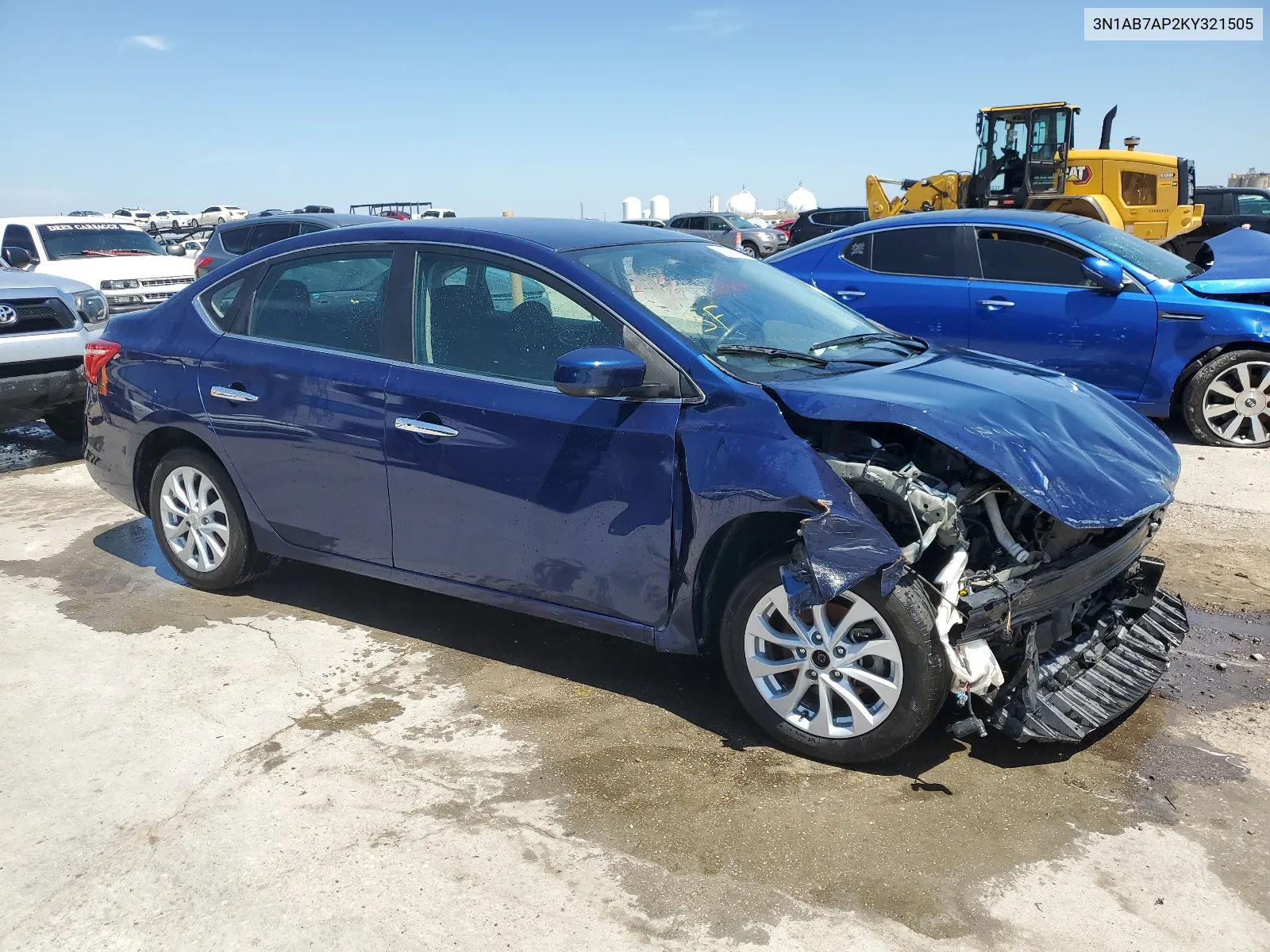 3N1AB7AP2KY321505 2019 Nissan Sentra S