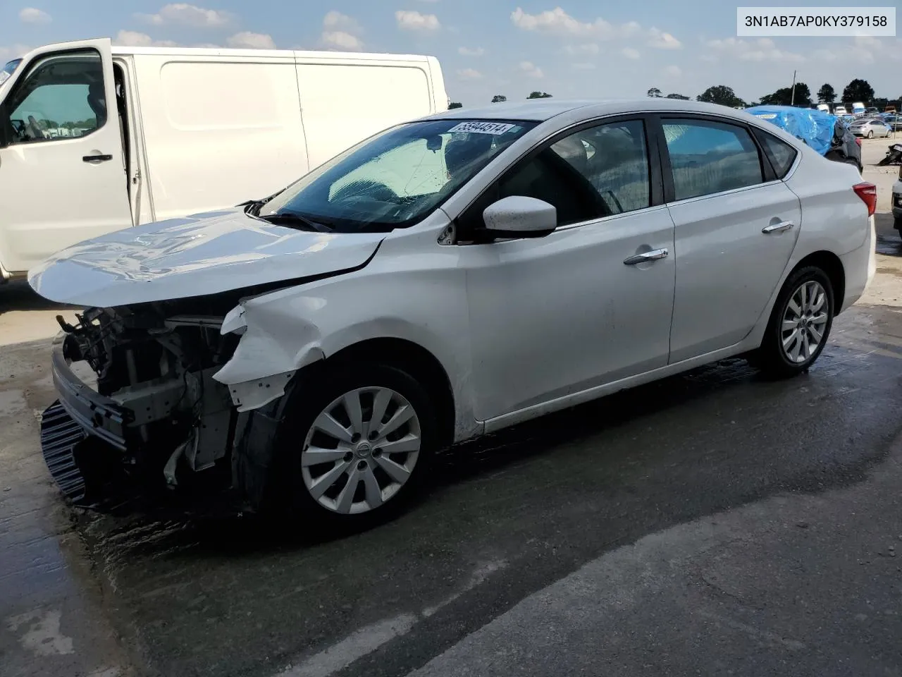 2019 Nissan Sentra S VIN: 3N1AB7AP0KY379158 Lot: 55944514