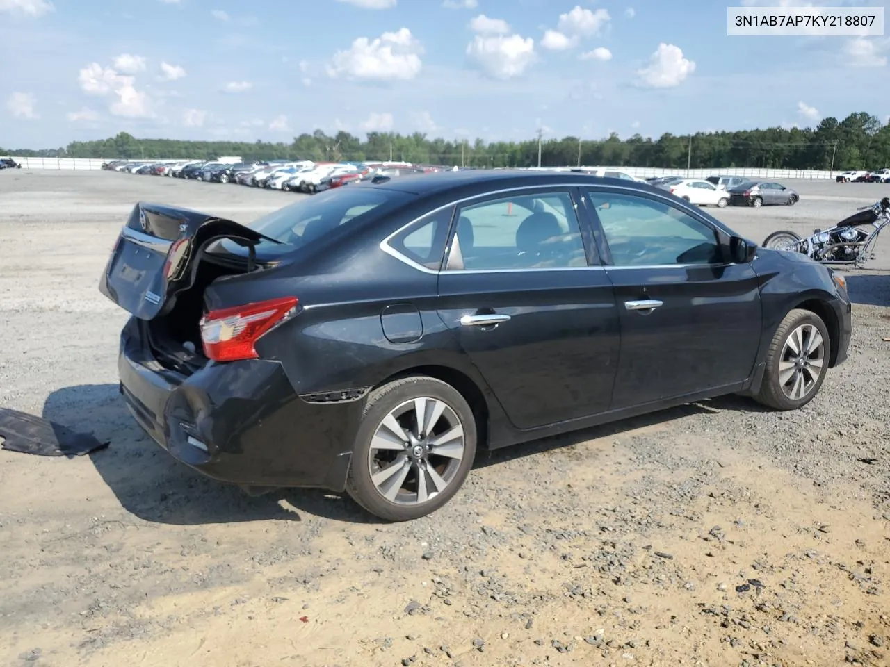 2019 Nissan Sentra S VIN: 3N1AB7AP7KY218807 Lot: 56109534