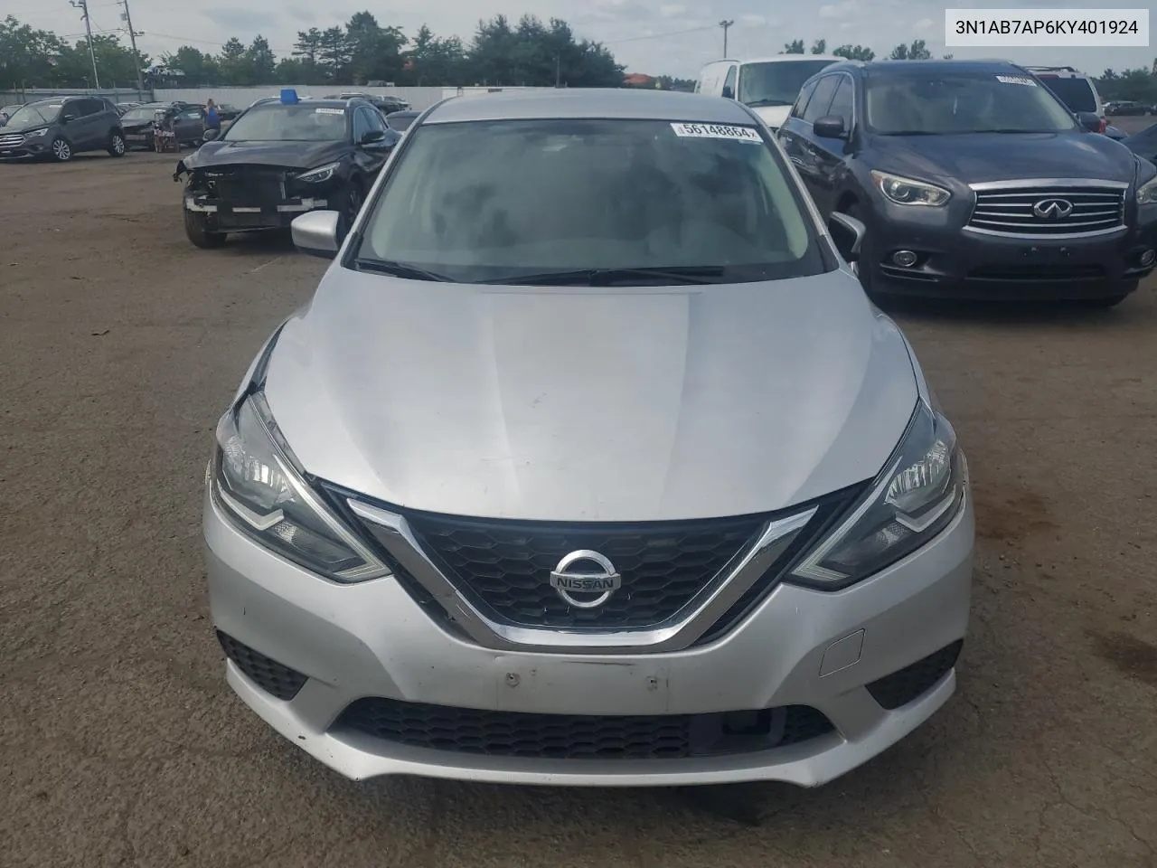 3N1AB7AP6KY401924 2019 Nissan Sentra S