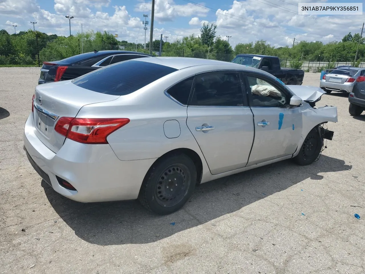 3N1AB7AP9KY356851 2019 Nissan Sentra S