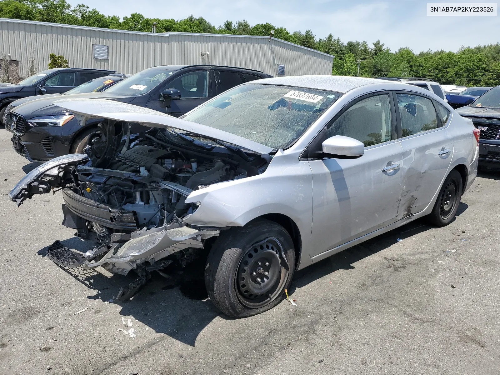 3N1AB7AP2KY223526 2019 Nissan Sentra S