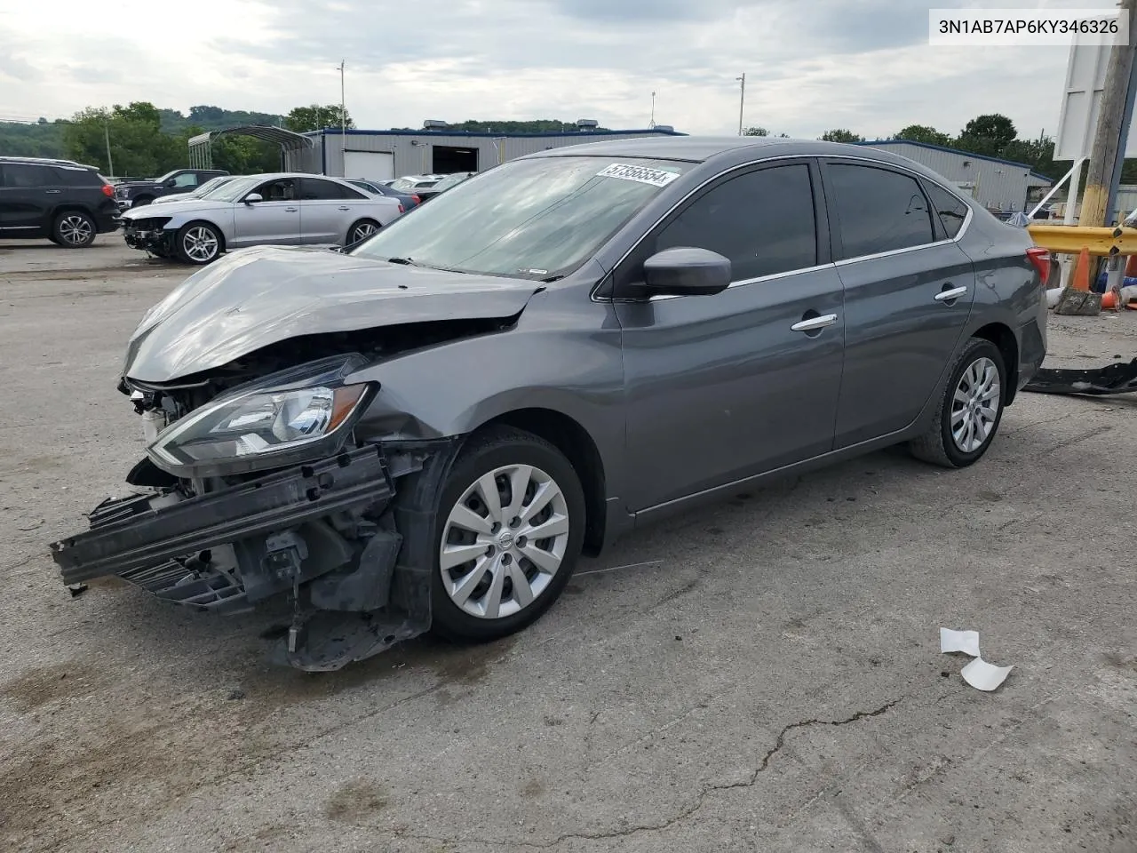 3N1AB7AP6KY346326 2019 Nissan Sentra S