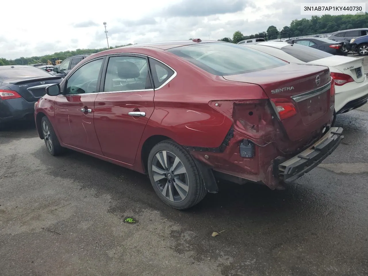 2019 Nissan Sentra S VIN: 3N1AB7AP1KY440730 Lot: 57440424