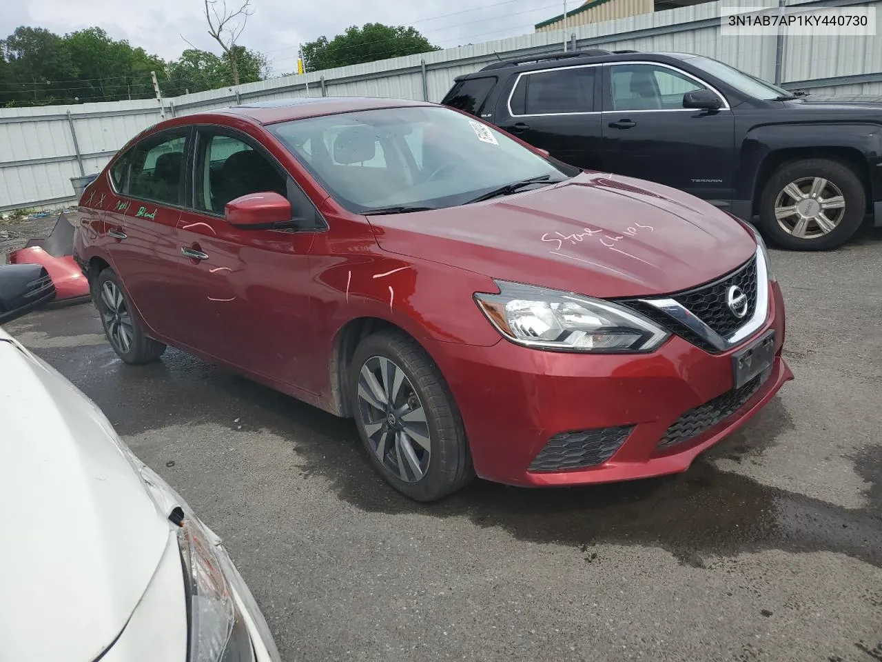 2019 Nissan Sentra S VIN: 3N1AB7AP1KY440730 Lot: 57440424