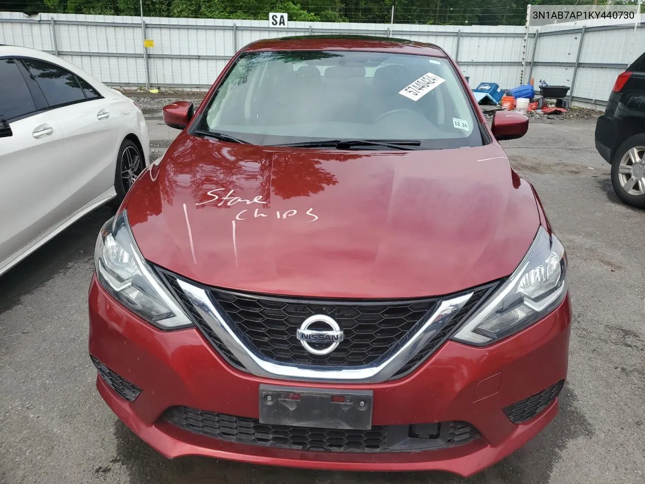 2019 Nissan Sentra S VIN: 3N1AB7AP1KY440730 Lot: 57440424