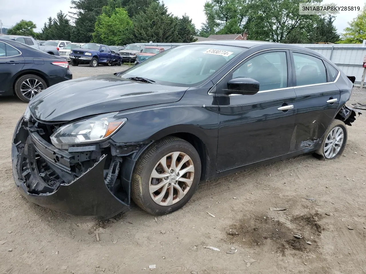 3N1AB7AP8KY285819 2019 Nissan Sentra S