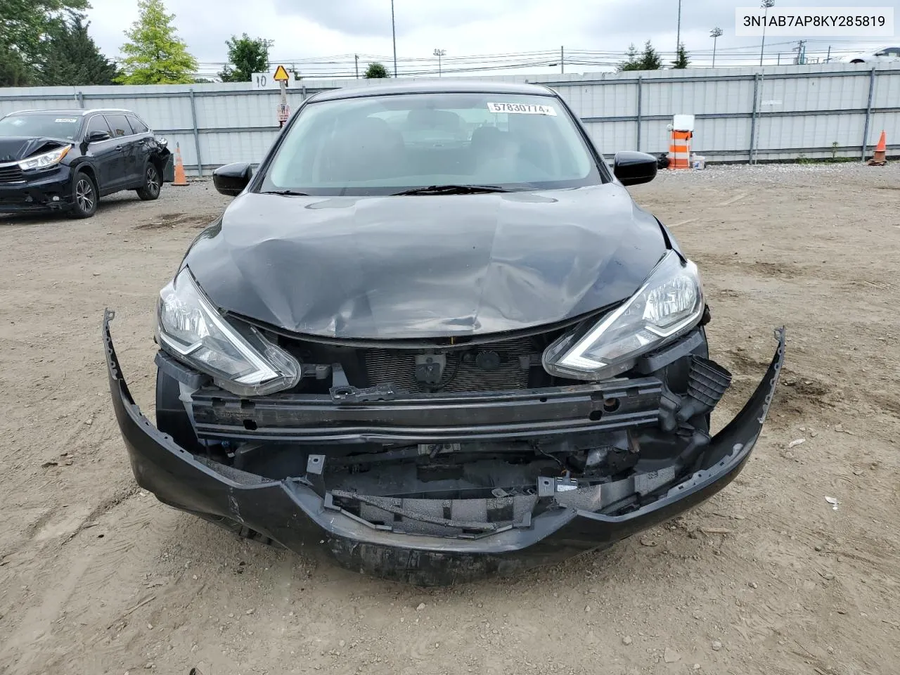 2019 Nissan Sentra S VIN: 3N1AB7AP8KY285819 Lot: 57830774