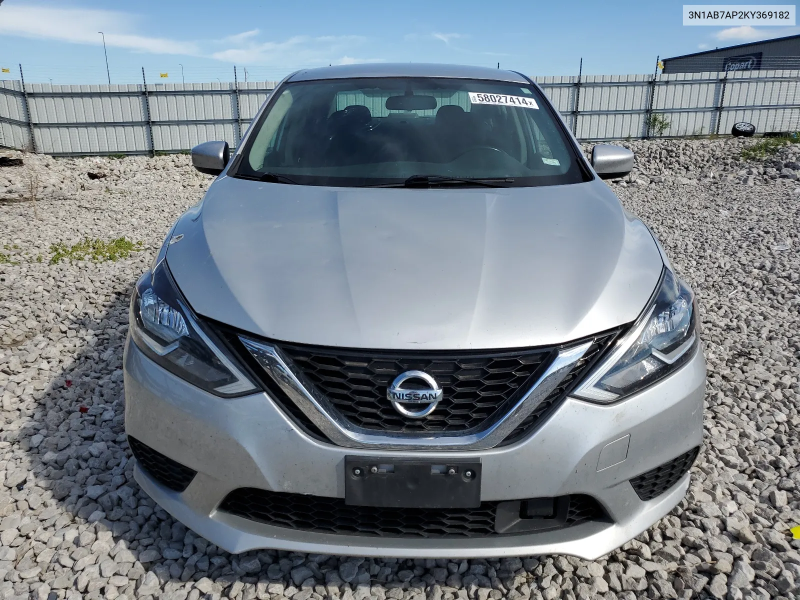 3N1AB7AP2KY369182 2019 Nissan Sentra S