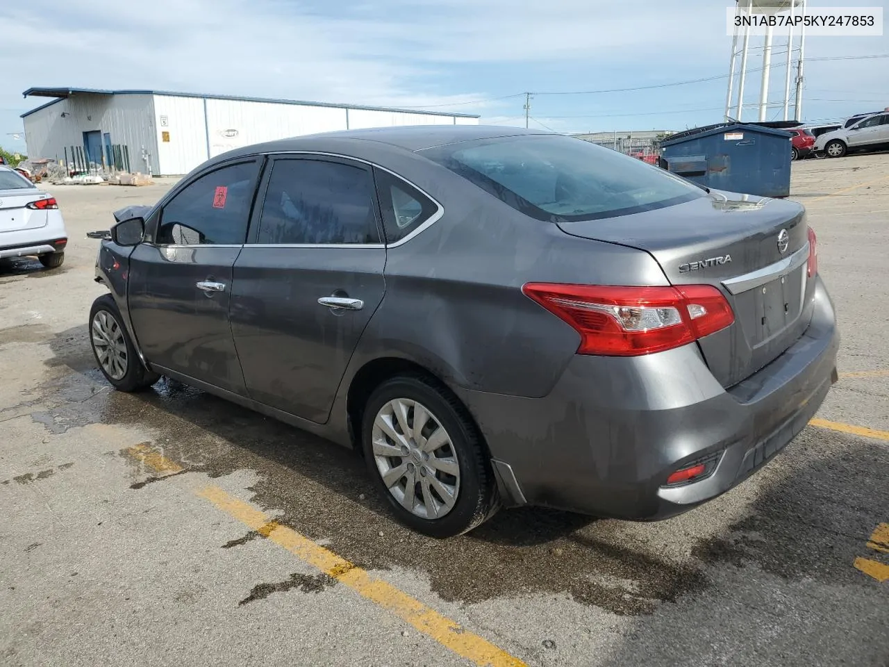 2019 Nissan Sentra S VIN: 3N1AB7AP5KY247853 Lot: 58099834