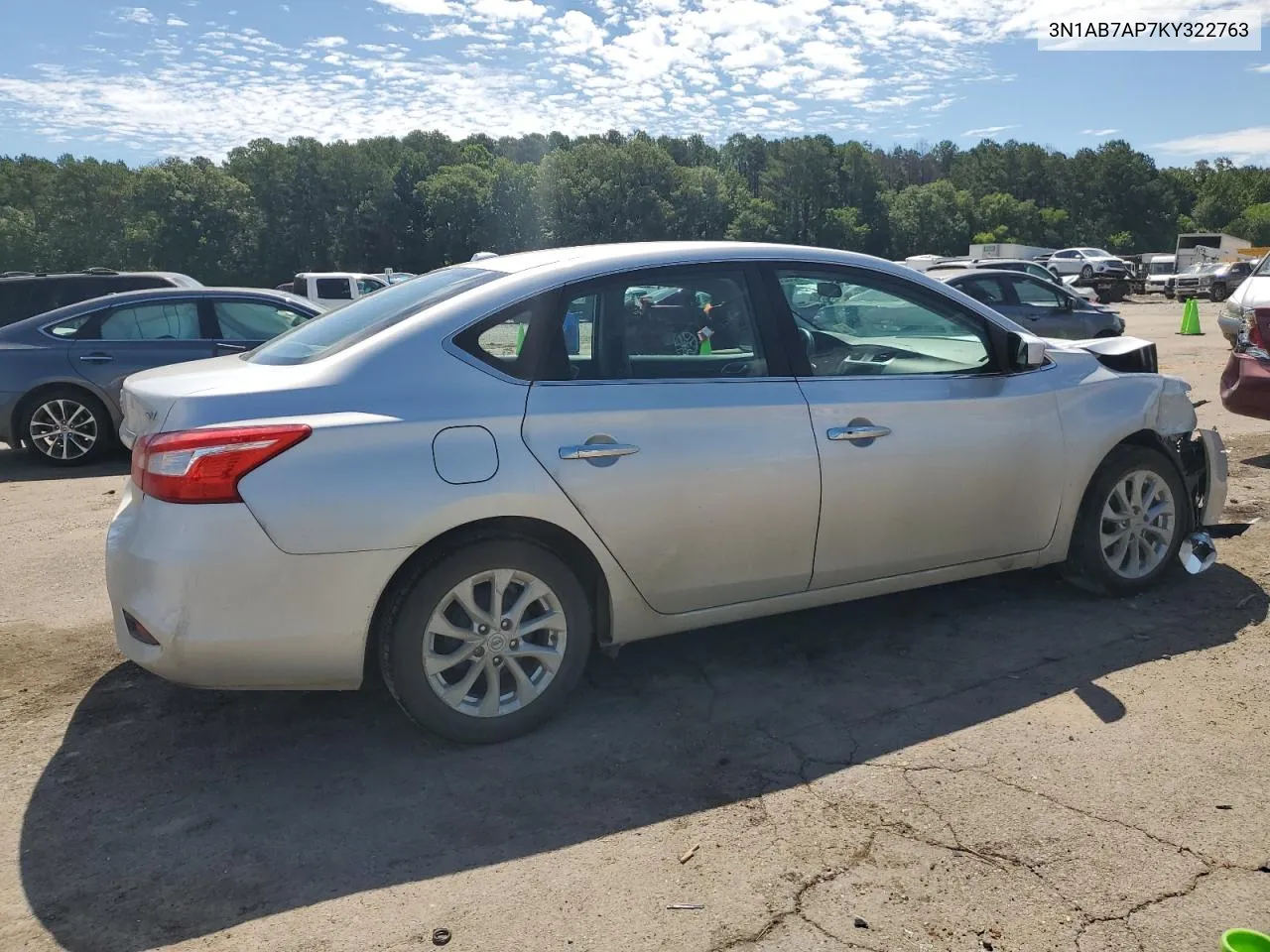 3N1AB7AP7KY322763 2019 Nissan Sentra S