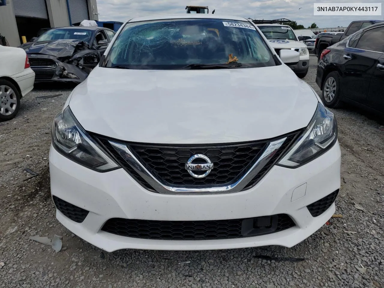 3N1AB7AP0KY443117 2019 Nissan Sentra S