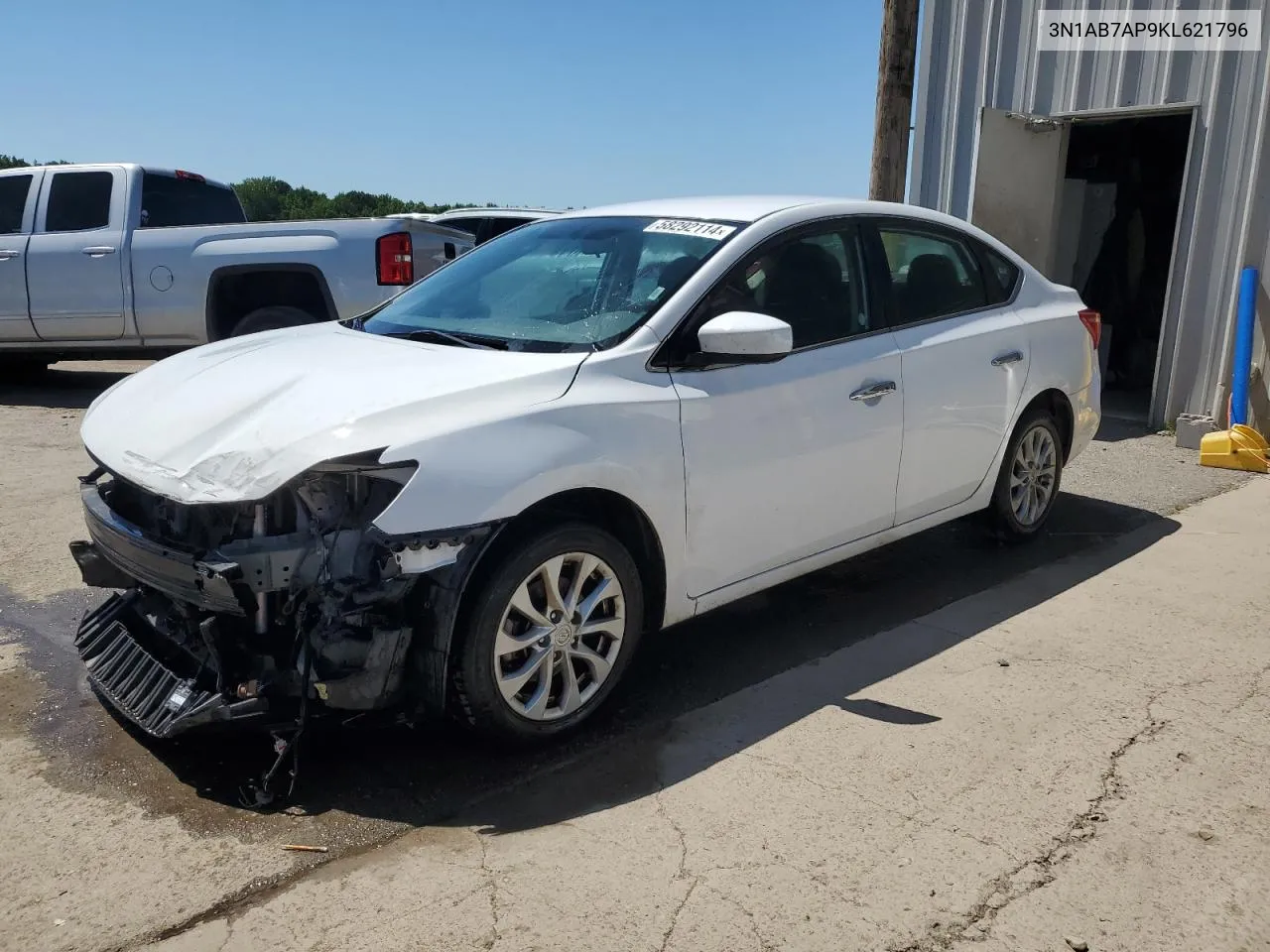 3N1AB7AP9KL621796 2019 Nissan Sentra S