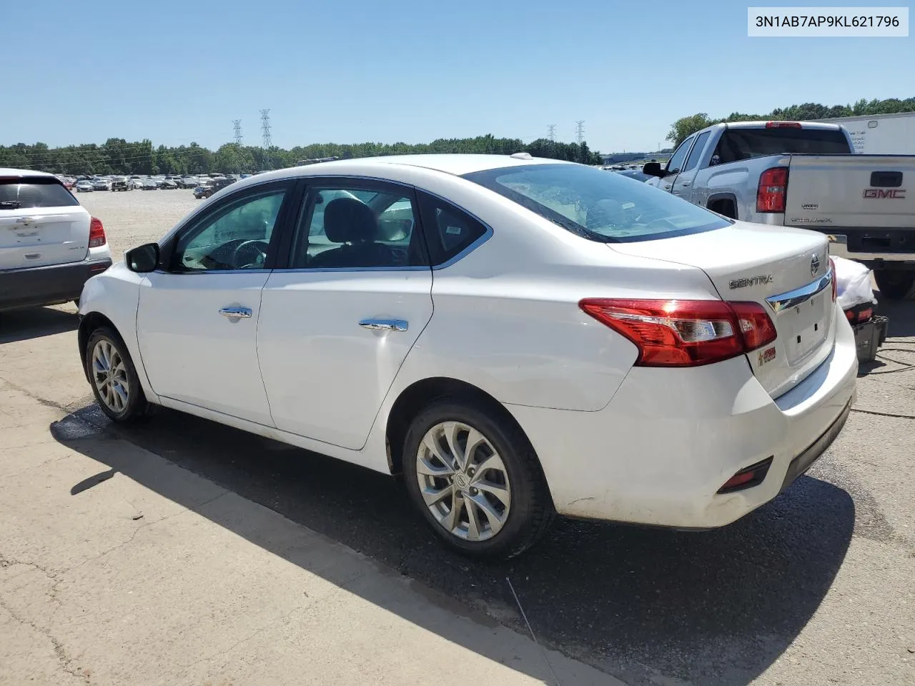 2019 Nissan Sentra S VIN: 3N1AB7AP9KL621796 Lot: 58292114