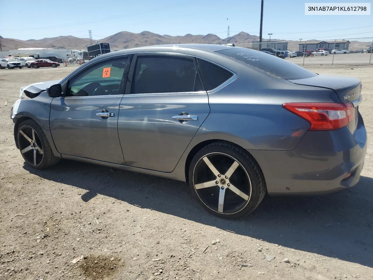 2019 Nissan Sentra S VIN: 3N1AB7AP1KL612798 Lot: 58425664