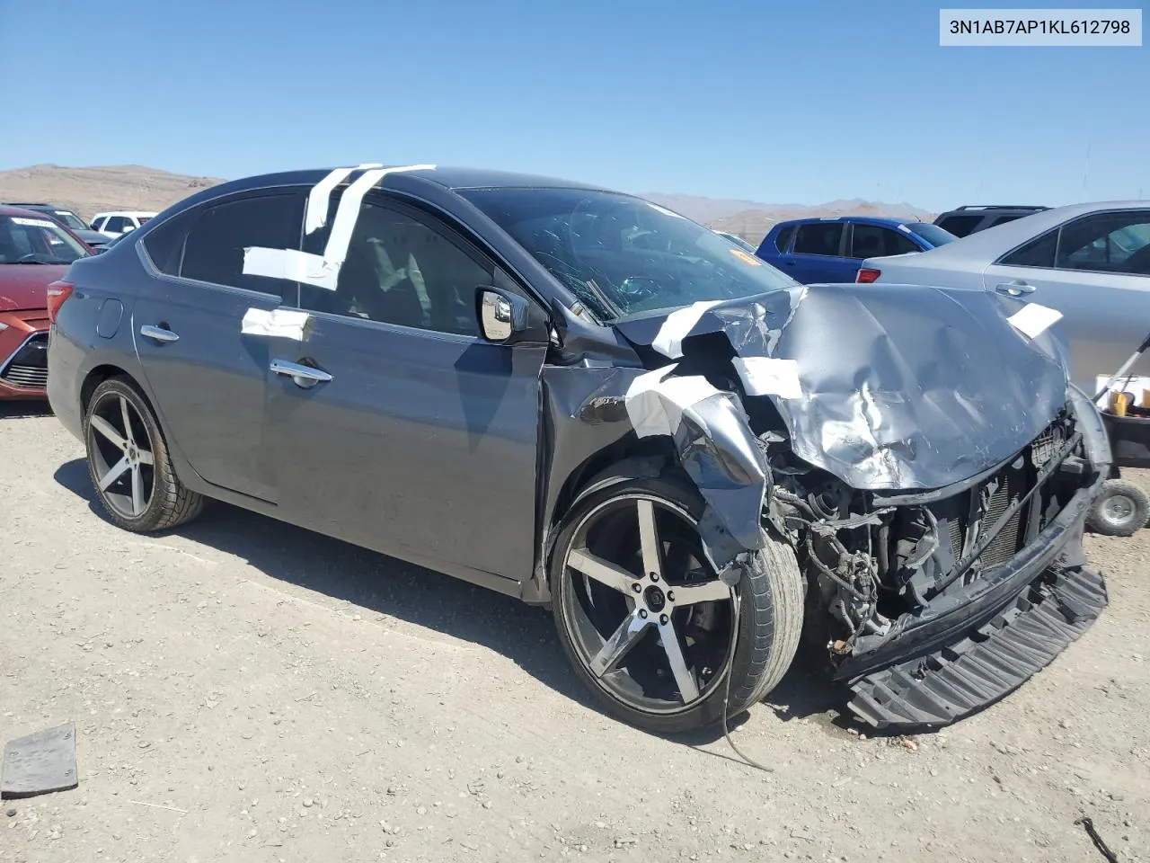 3N1AB7AP1KL612798 2019 Nissan Sentra S