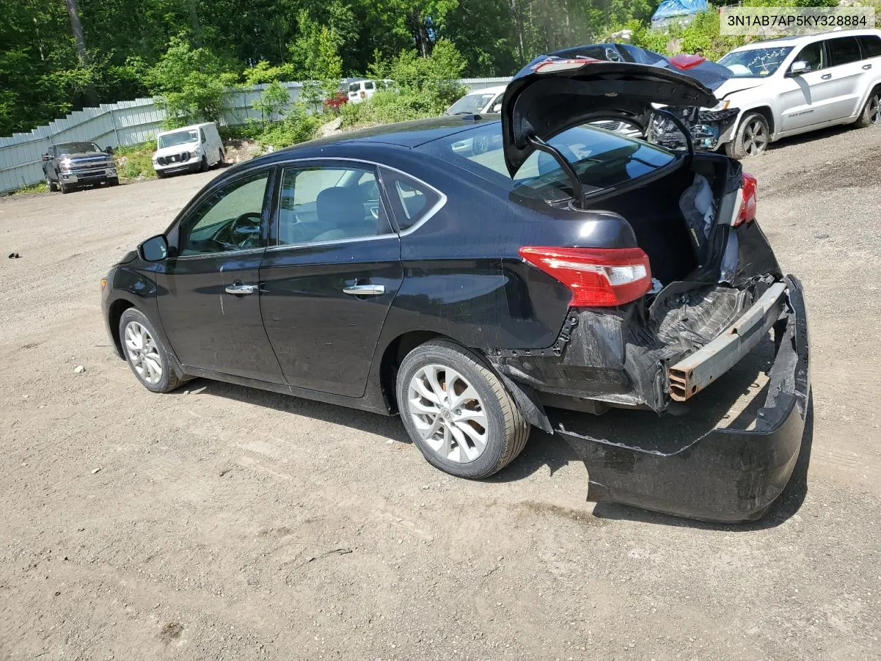 3N1AB7AP5KY328884 2019 Nissan Sentra S