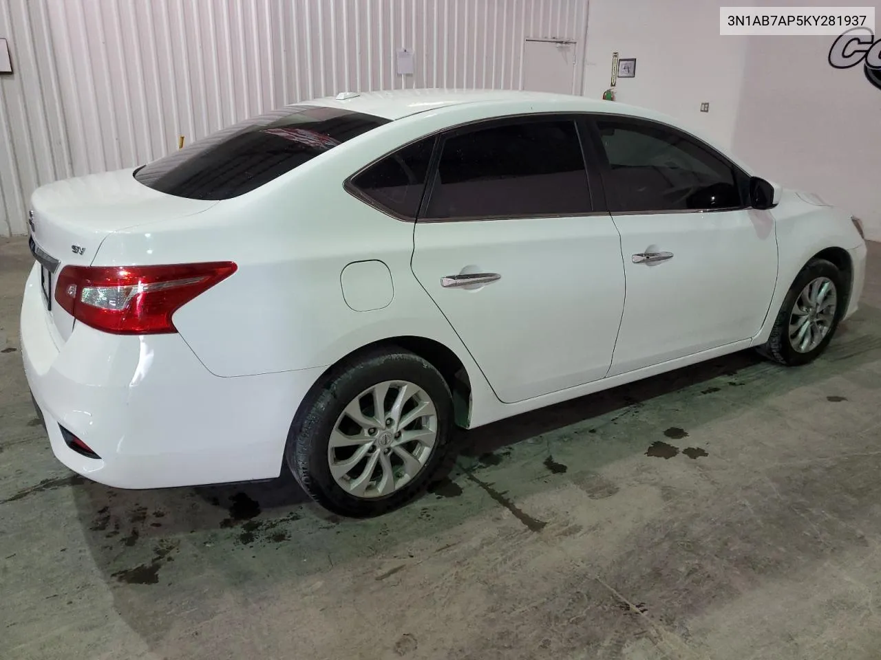 2019 Nissan Sentra S VIN: 3N1AB7AP5KY281937 Lot: 58908034