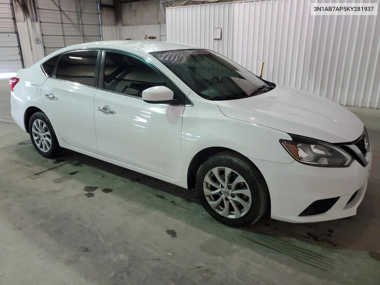 2019 Nissan Sentra S VIN: 3N1AB7AP5KY281937 Lot: 58908034