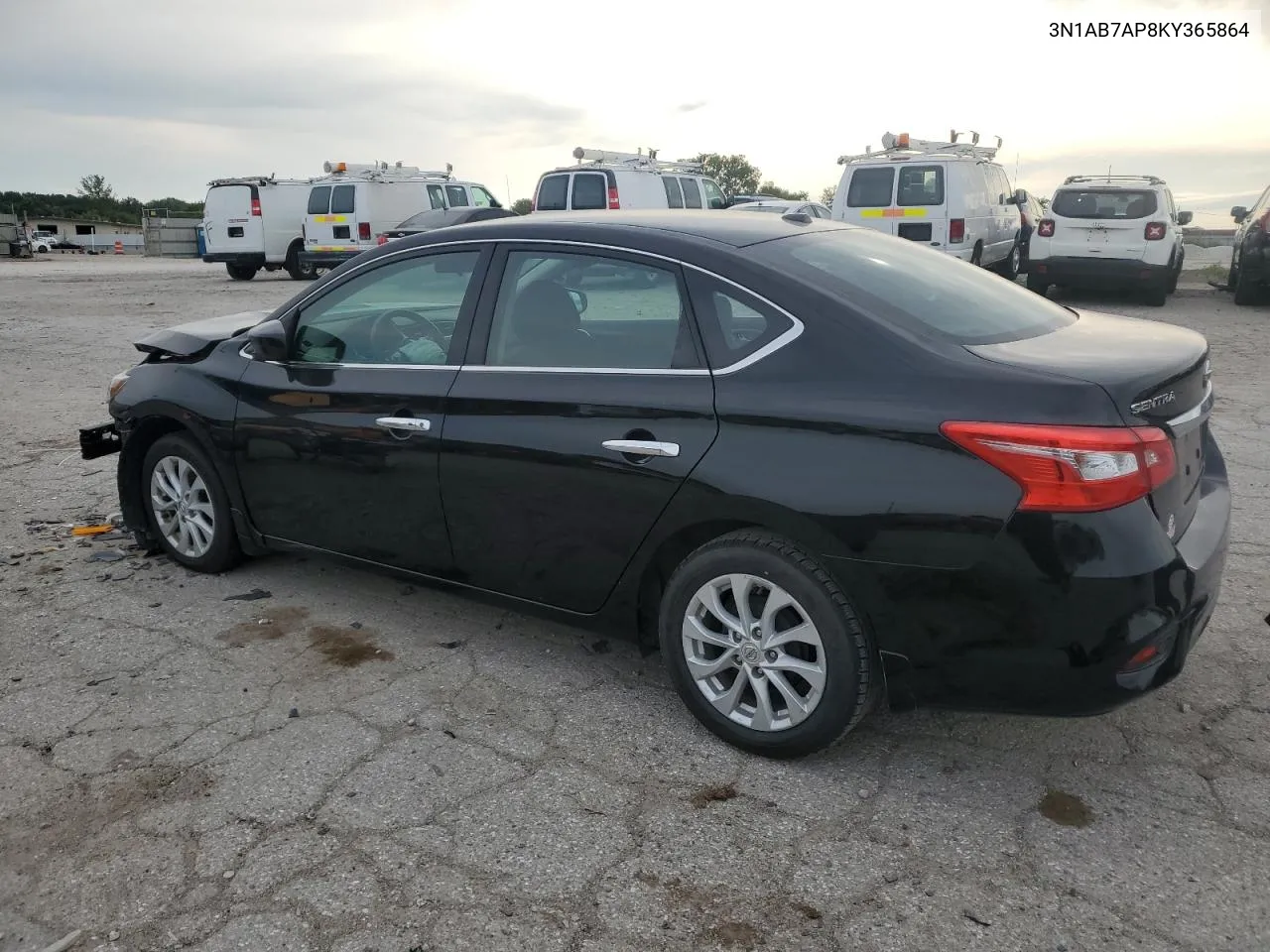 2019 Nissan Sentra S VIN: 3N1AB7AP8KY365864 Lot: 58983144