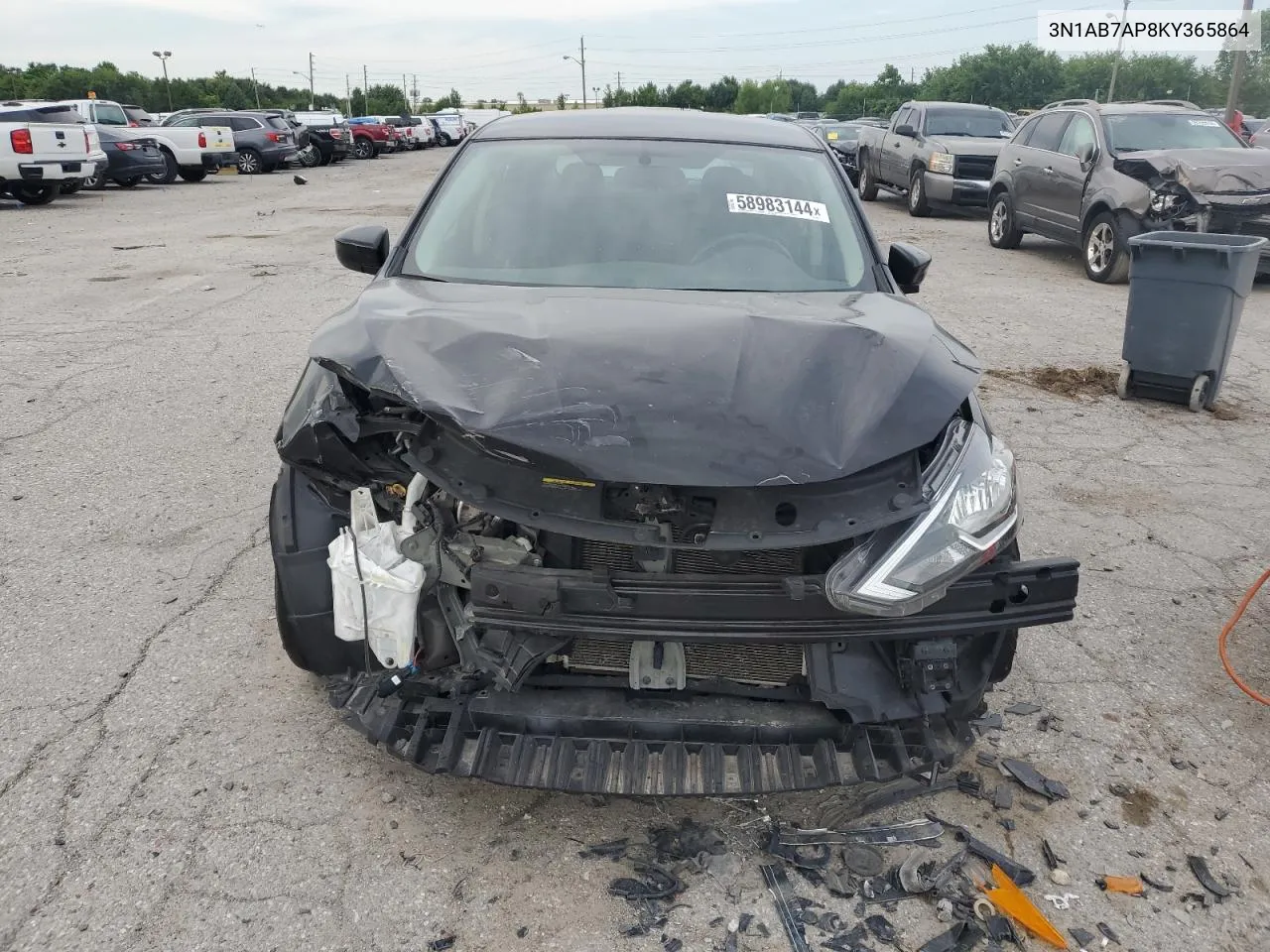 2019 Nissan Sentra S VIN: 3N1AB7AP8KY365864 Lot: 58983144