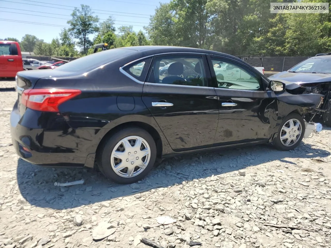 3N1AB7AP4KY362136 2019 Nissan Sentra S